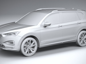 Seat Tarraco Fr 2021 3D Model