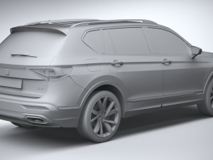 Seat Tarraco Fr 2021 3D Model