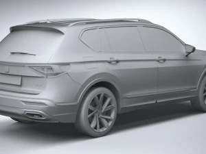 Seat Tarraco Fr 2021 3D Model