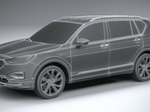 Seat Tarraco Fr 2021 3D Model