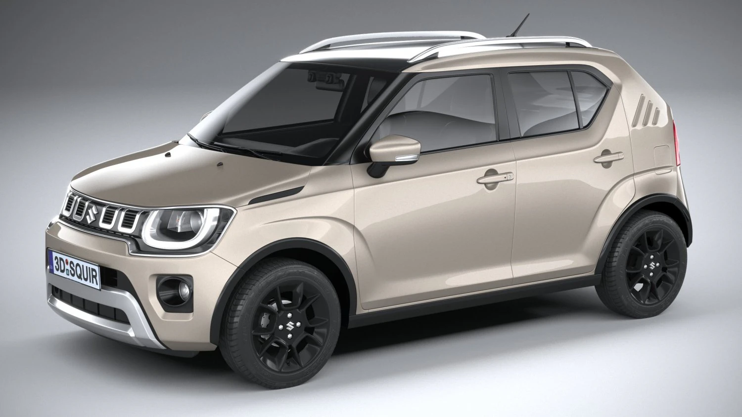 Suzuki Ignis 2021 3D Model .c4d .max .obj .3ds .fbx .stl .blend 
