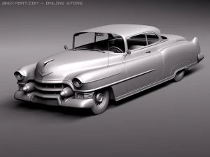 Cadillac Deville Coupe 1953 3D Model
