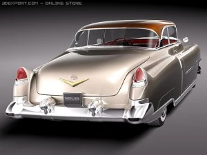 Cadillac Deville Coupe 1953 3D Model