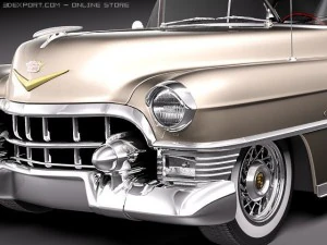 Cadillac Deville Coupe 1953 3D Model