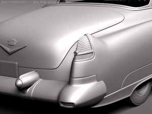 Cadillac Deville Coupe 1953 3D Model