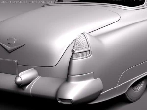 Cadillac Deville Coupe 1953 3D Model