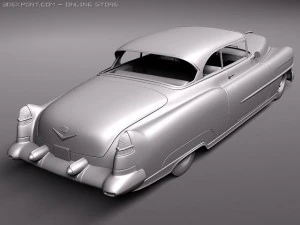 Cadillac Deville Coupe 1953 3D Model