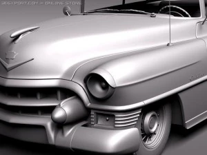 Cadillac Deville Coupe 1953 3D Model