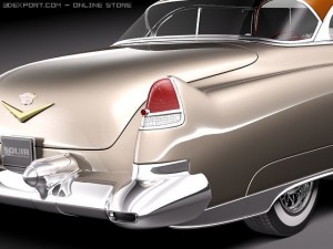 Cadillac Deville Coupe 1953 3D Model