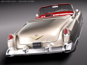 Cadillac Eldorado Deville Convertible 1953 3D 모델