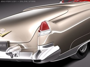 Cadillac Eldorado Deville Convertible 1953 3D 모델