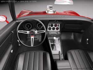 Chevrolet Corvette C3 1969 pro touring 3Dモデル