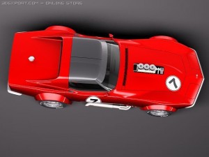 Chevrolet Corvette C3 1969 pro touring 3Dモデル