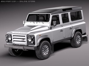 Land Rover Defender 2011 x-tech Long 3D मॉडल