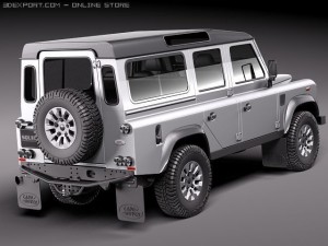Land Rover Defender 2011 x-tech Long 3D Модель