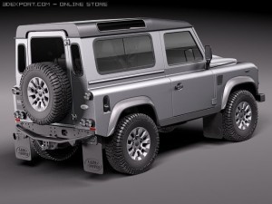 Land Rover Defender 2011 x-tech short Model 3D
