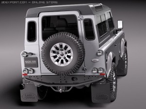 Land Rover Defender 2011 x-tech short Model 3D