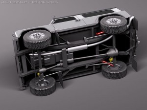 Land Rover Defender 2011 x-tech short Model 3D