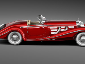 Mercedes-Benz 540K 1936-1938 Modèle 3D