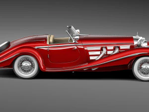 Mercedes-Benz 540K 1936-1938 3D Model