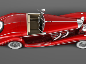 Mercedes-Benz 540K 1936-1938 Modèle 3D
