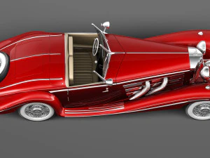 Mercedes-Benz 540K 1936-1938 3D Model