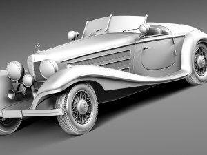 Mercedes-Benz 540K 1936-1938 Modèle 3D