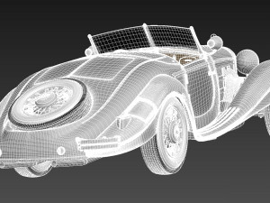 Mercedes-Benz 540K 1936-1938 Modèle 3D