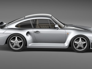Porsche 959 1986-1990 3D Model