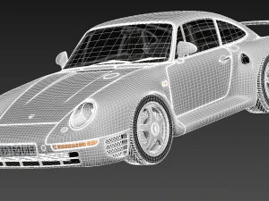 Porsche 959 1986-1990 3D Model