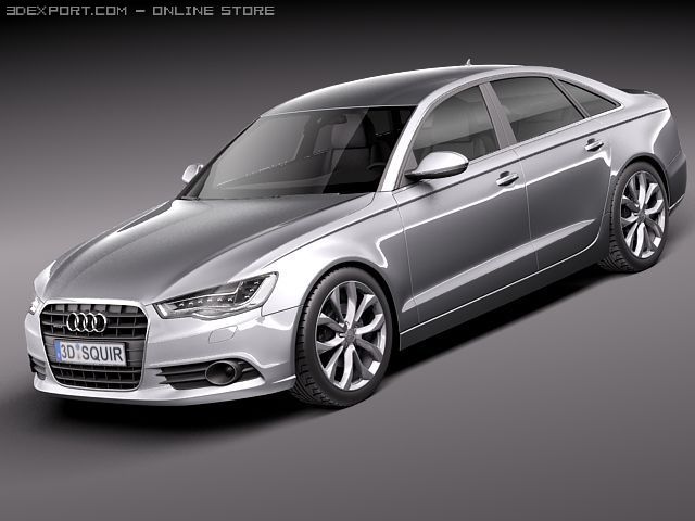 Audi A6 Sedan 2012-2015 3D मॉडल .c4d .max .obj .3ds .fbx .stl .blend 