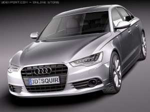 Audi A6 Sedan 2012-2015 3D मॉडल