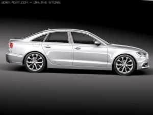Audi A6 Sedan 2012-2015 3D Model