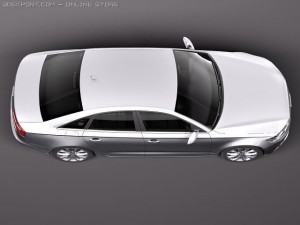 Audi A6 Sedan 2012-2015 3D मॉडल