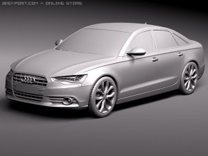 Audi A6 Sedan 2012-2015 3D मॉडल
