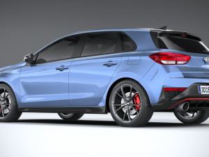 Hyundai i30 N 2021 3D Model