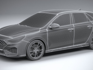 Hyundai i30 N 2021 3D Model