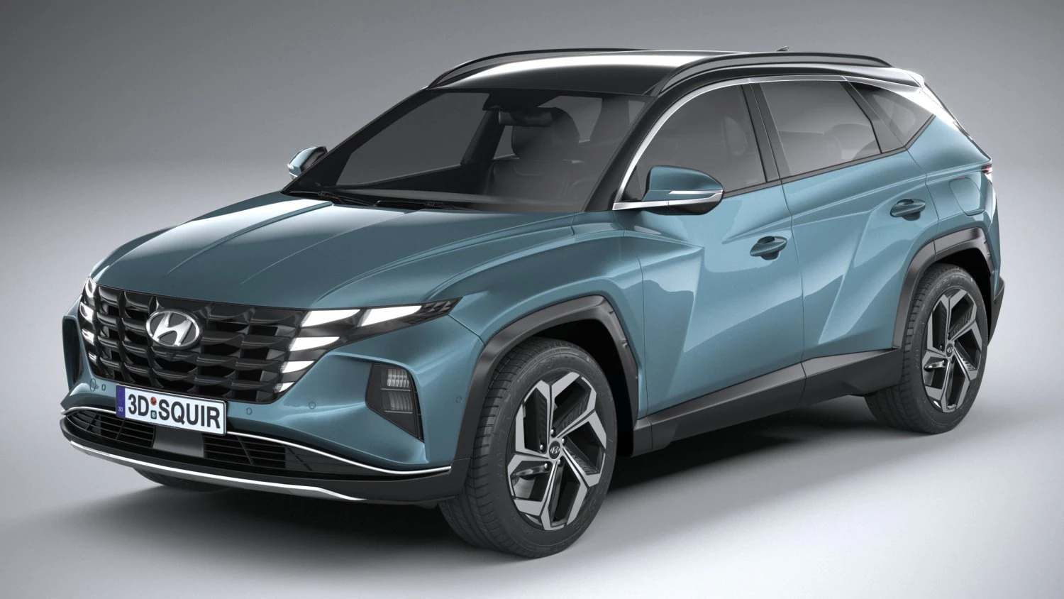 Hyundai Tucson 2021 3D Model .c4d .max .obj .3ds .fbx .stl .blend