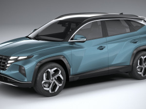 Hyundai Tucson 2021 3D Model
