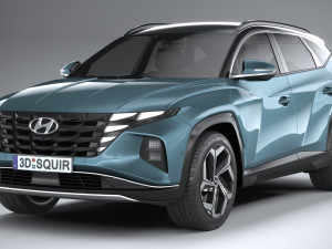 Hyundai Tucson 2021 3D Model