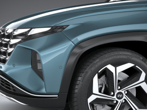 Hyundai Tucson 2021 3D Model