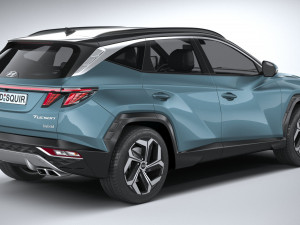 Hyundai Tucson 2021 3D Model
