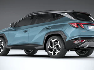 Hyundai Tucson 2021 3D Model