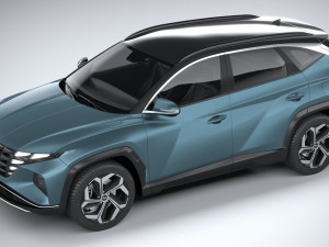 Hyundai Tucson 2021 3D Model