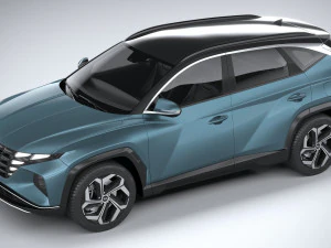 Hyundai Tucson 2021 3D Model