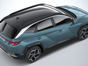 Hyundai Tucson 2021 3D Model