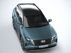 Hyundai Tucson 2021 3D Model