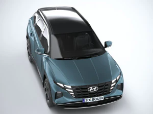 Hyundai Tucson 2021 3D Model