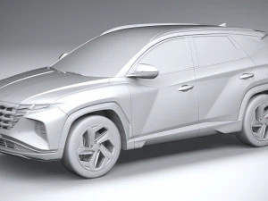 Hyundai Tucson 2021 3D Model