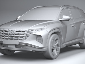 Hyundai Tucson 2021 3D Model